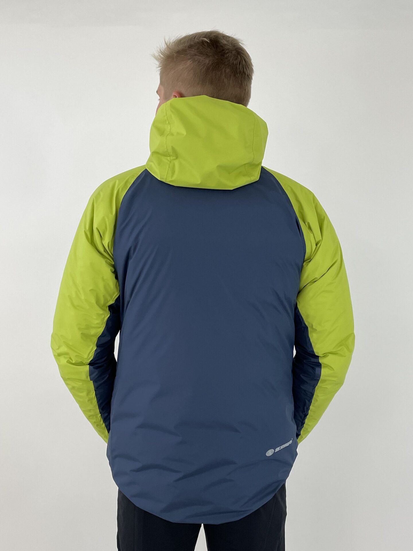 TRIVOR MAN Limet Navy Back